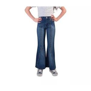 Truce Girls' Studded Front Flare Jeans Size 12 Youth